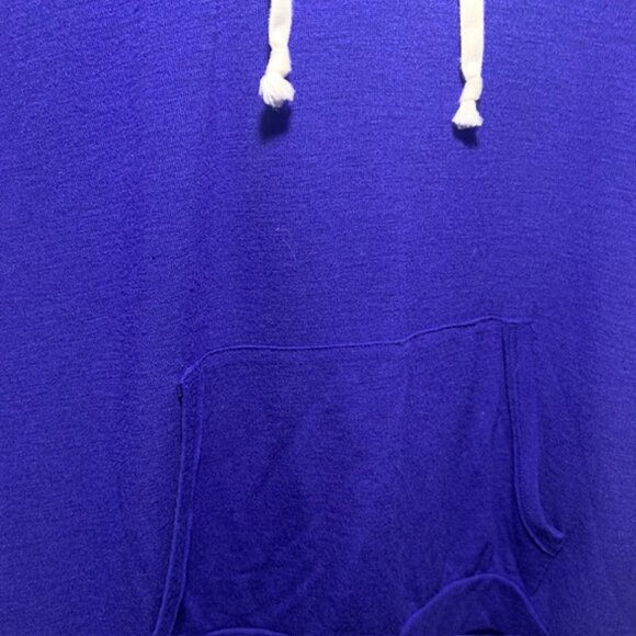 American Eagle Comfy Soft Light Weight Athleisure Royal Blue Hoodie - Size L/XL - Picture 2 of 6